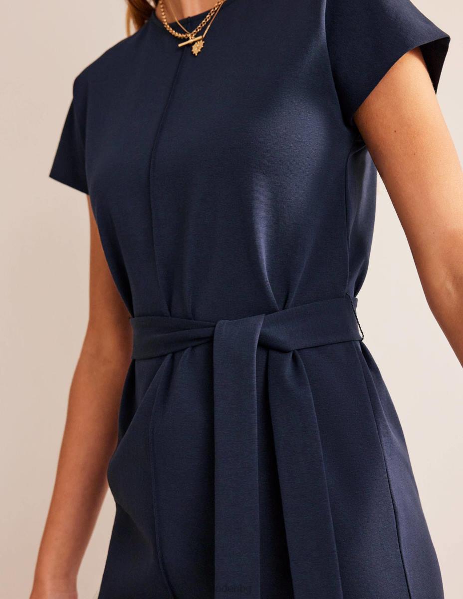 облекло Boden рокля с тениска от трико от тара военноморски флот Жени LL6838