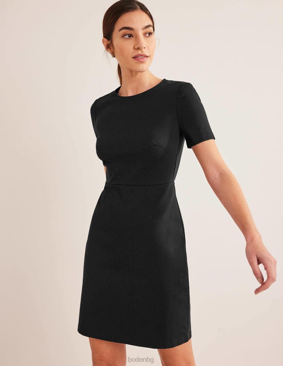 облекло Boden мини рокля от трико черен Жени LL6882