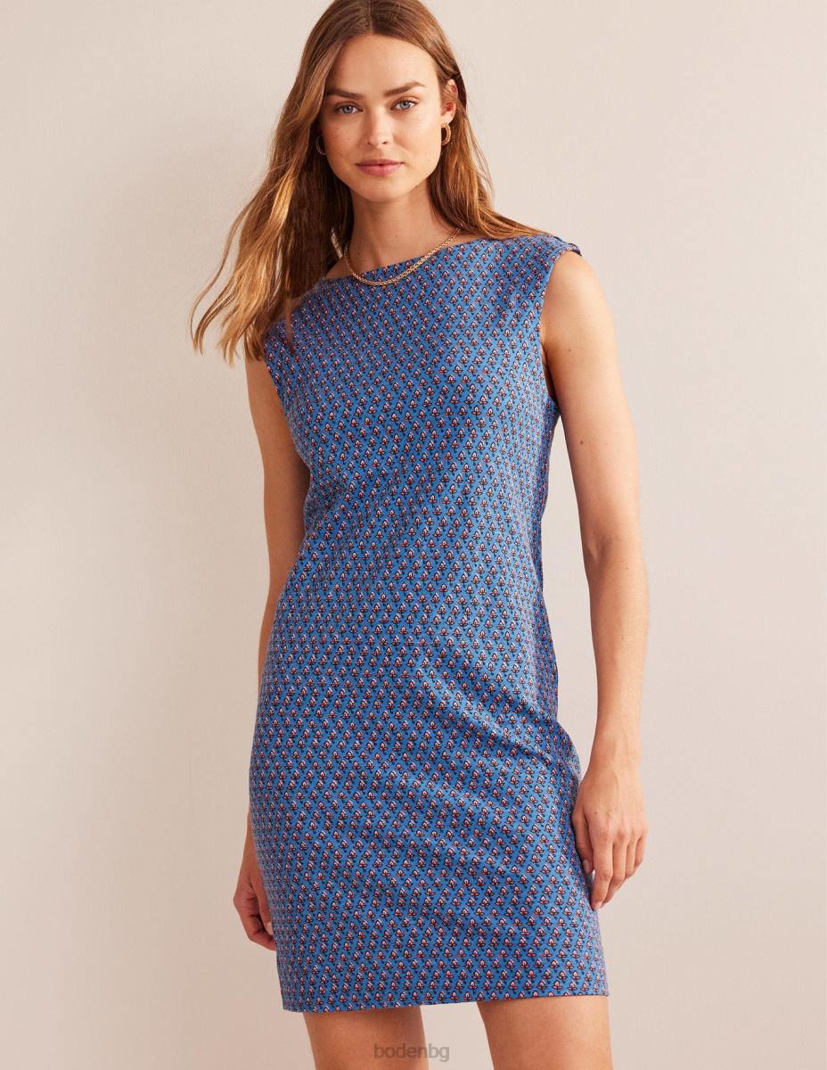 облекло Boden рокля от трико без ръкави aegean blue & lale руж Жени LL6818