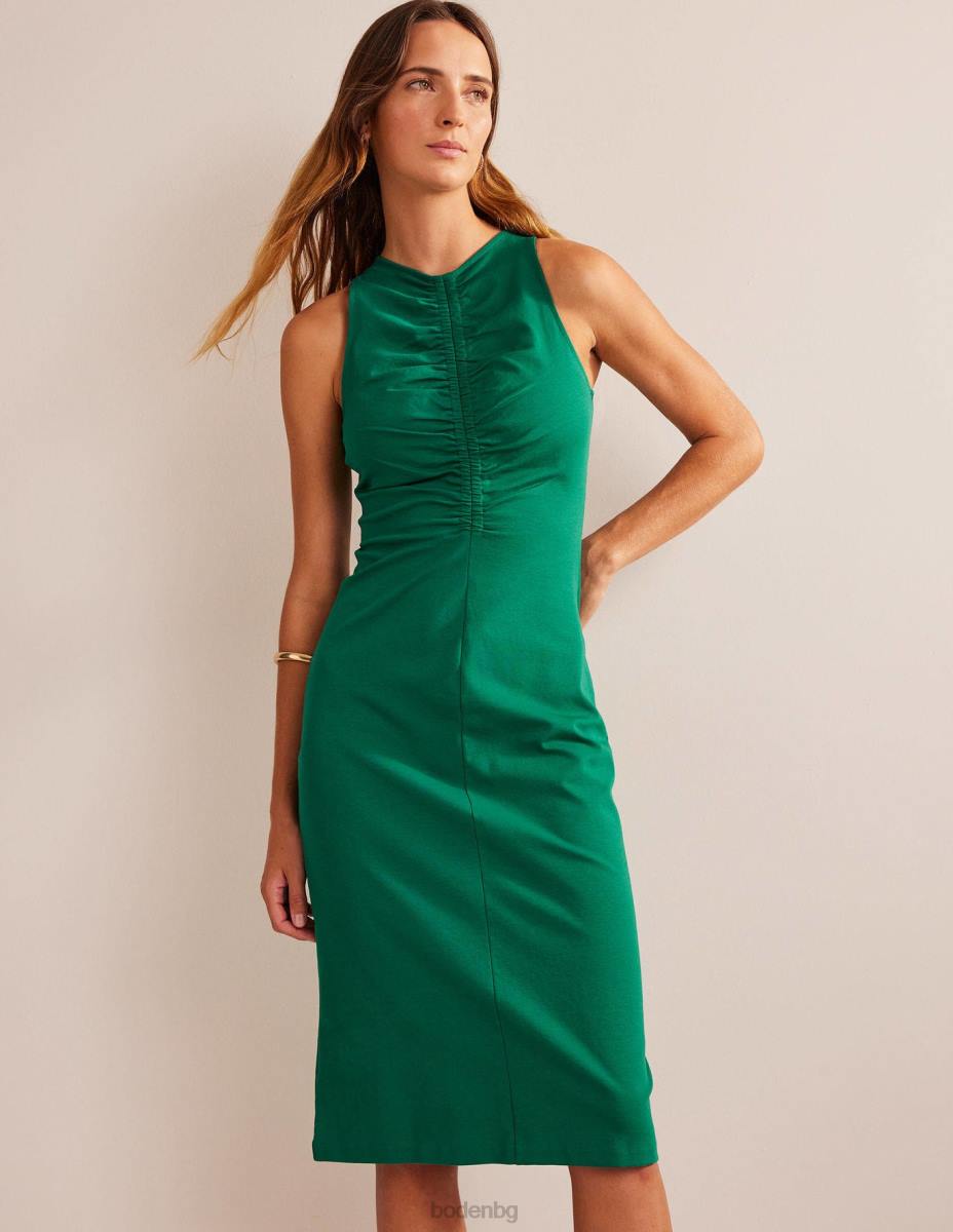 облекло Boden midi рокля със състезателно трико ярък изумруд Жени LL681007