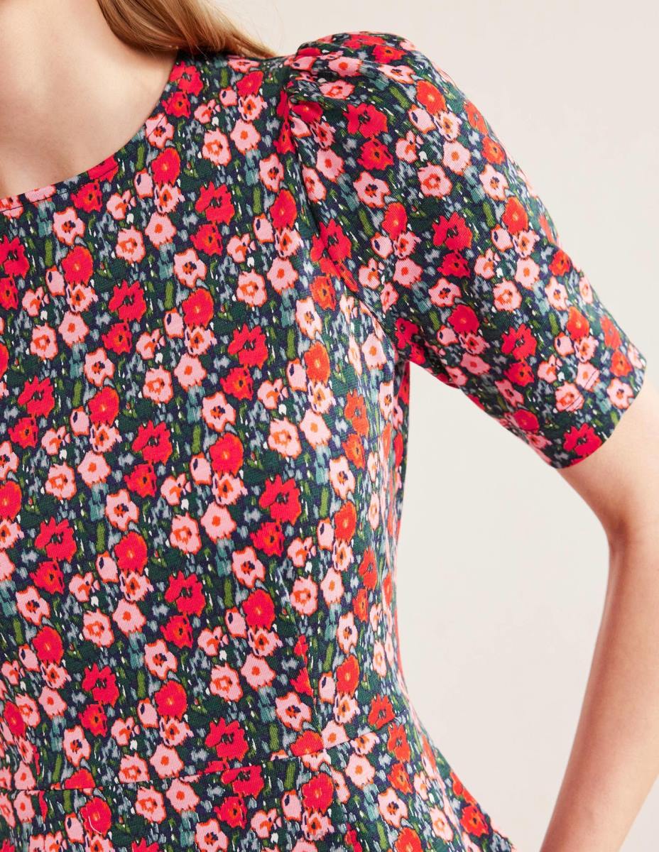 облекло Boden рокля от трико на zoe мулти и абстрактен мак Жени LL682485