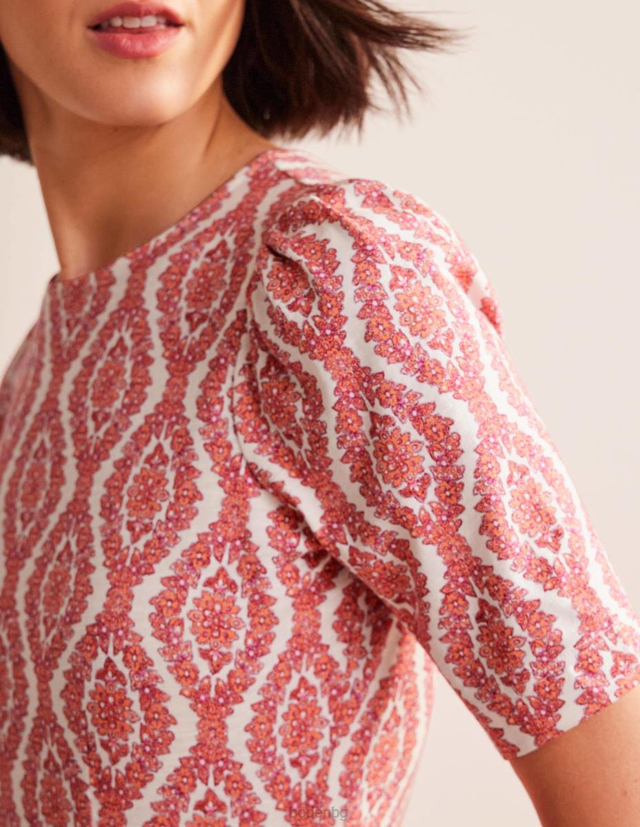 облекло Boden рокля от трико на zoe амарилис и ботанически венец Жени LL685