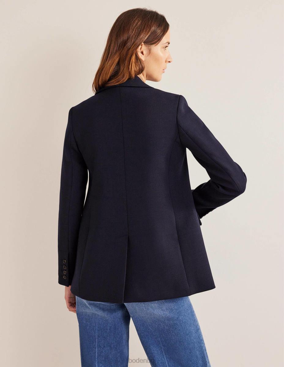 облекло Boden светлият сако от кепър военноморски флот Жени LL681002