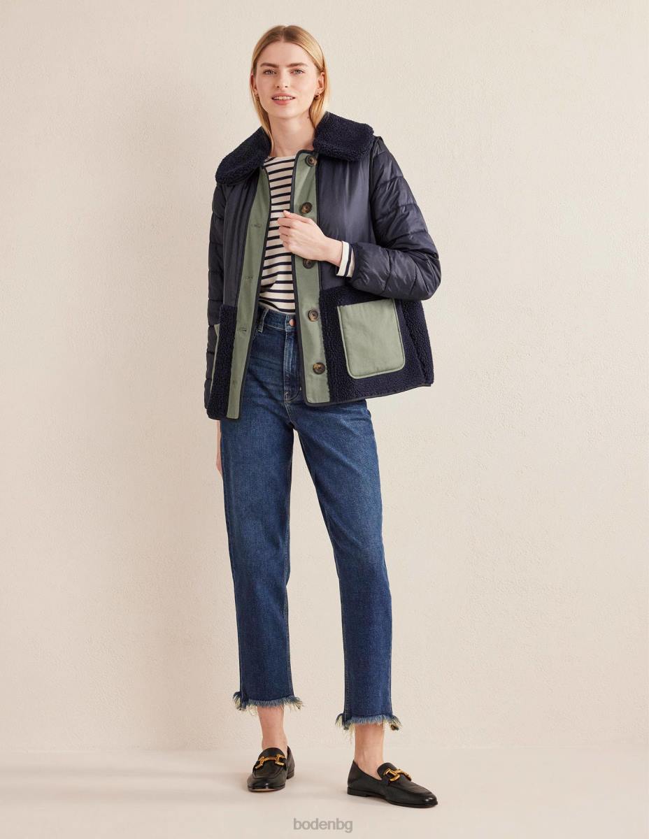 облекло Boden ватирано борг яке военноморски флот Жени LL681601