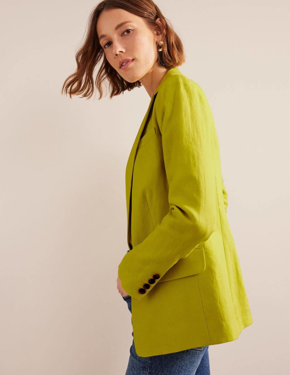 облекло Boden лененият блейзър на Кеймбридж цитруси Жени LL68678