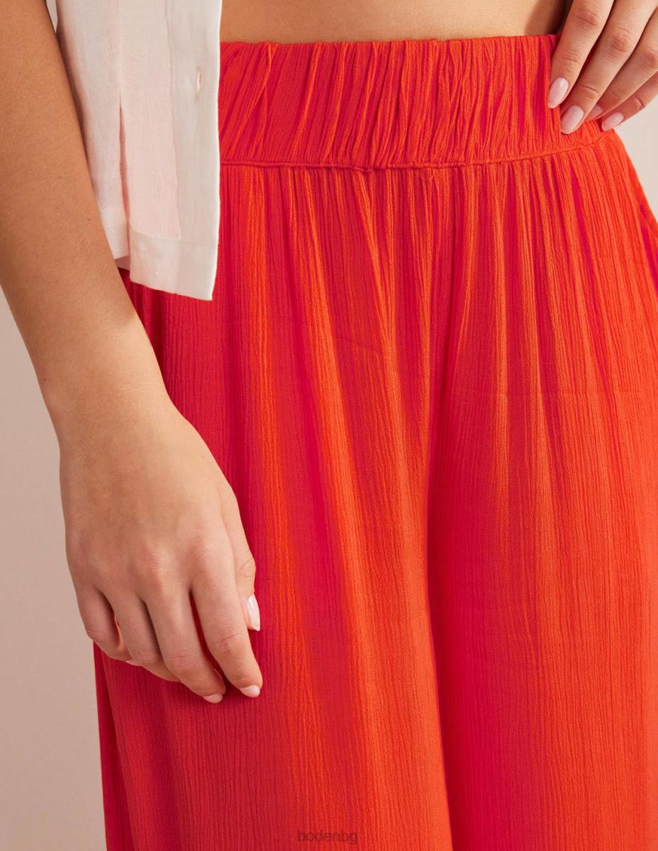 облекло Boden панталон с широки крачоли фойерверк Жени LL681542