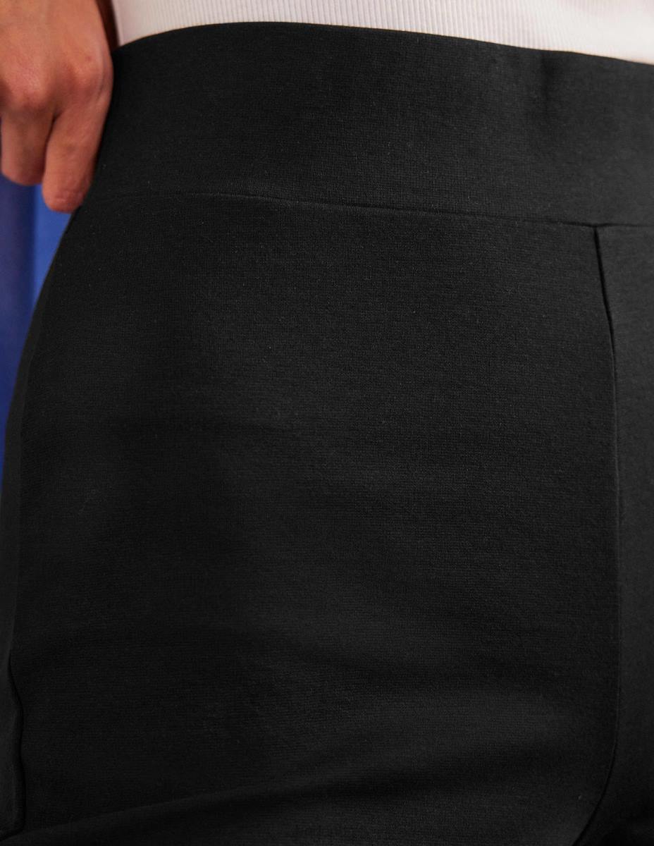 облекло Boden изрязан панталон от трико черен Жени LL681644