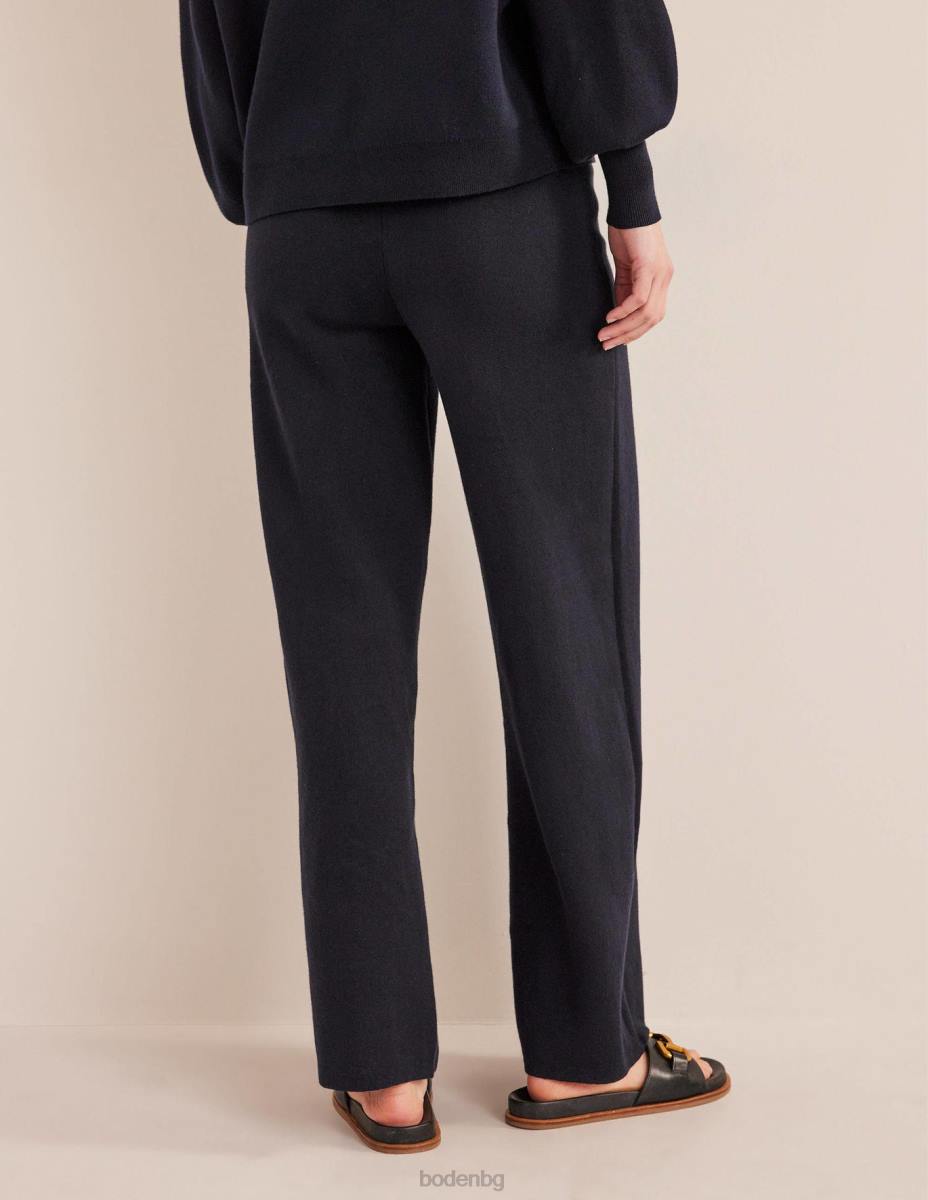 облекло Boden жакардови панталони военноморски флот Жени LL681749