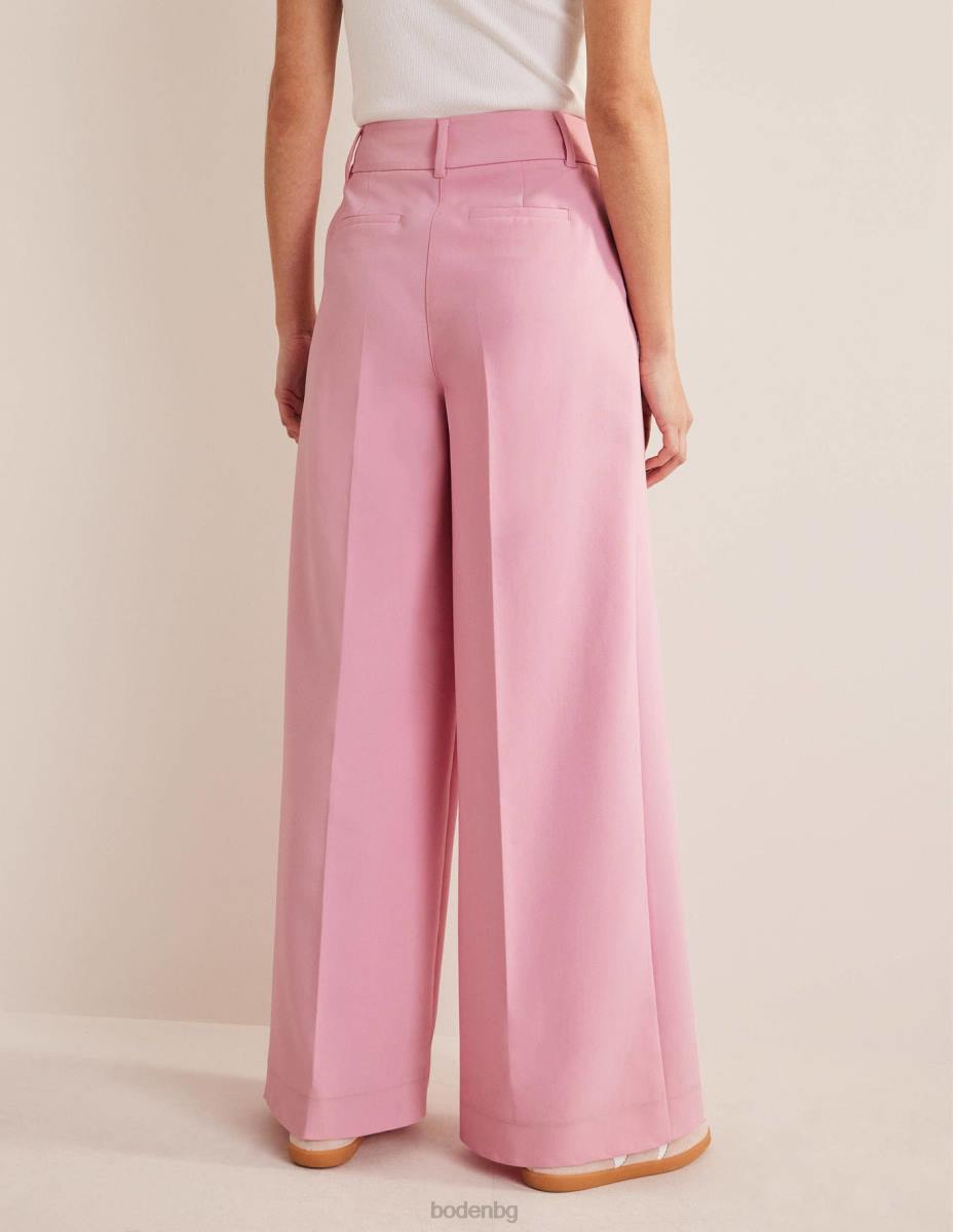 облекло Boden широк панталон с висока талия розово Жени LL681784