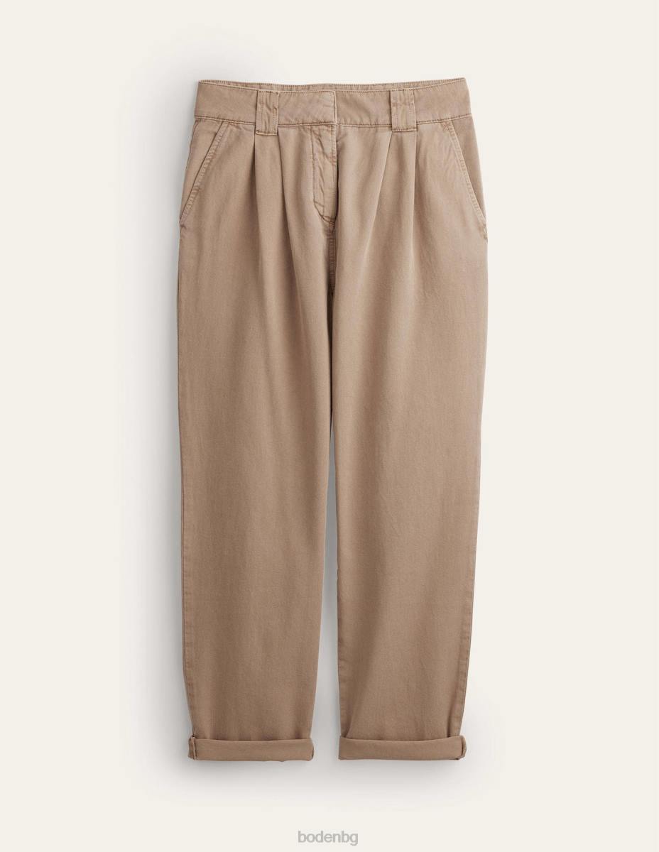 облекло Boden изпрани памучни ежедневни панталони сърна Жени LL682216