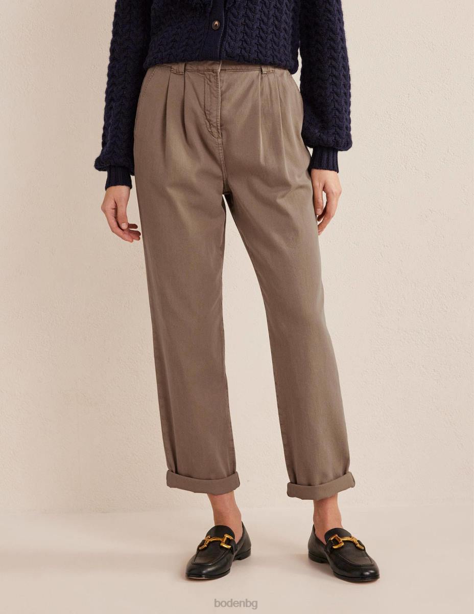 облекло Boden изпрани памучни ежедневни панталони сърна Жени LL682216