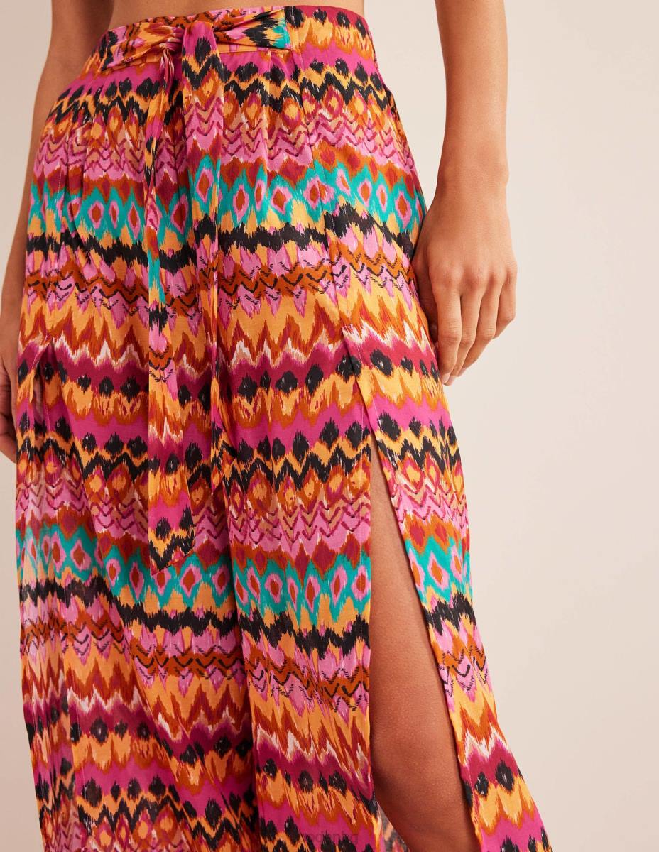 облекло Boden издърпайте панталоните със странични разцепки мулти & икат Жени LL682489