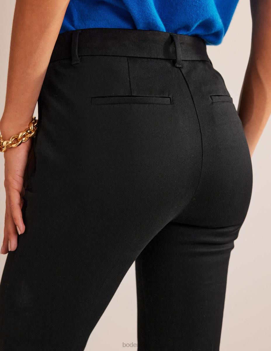 облекло Boden двуеластичен панталон челси черен Жени LL68319