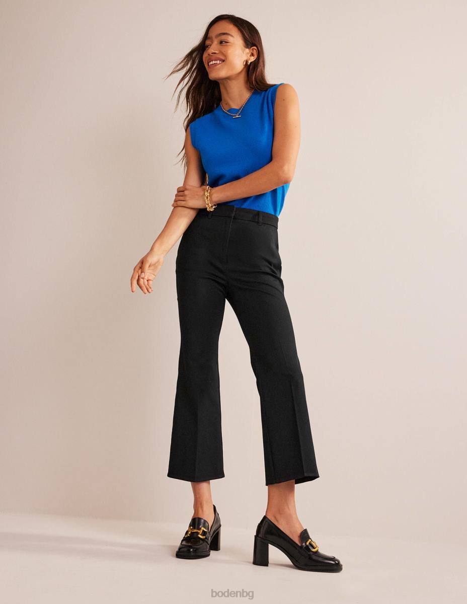 облекло Boden двуеластичен панталон челси черен Жени LL68319