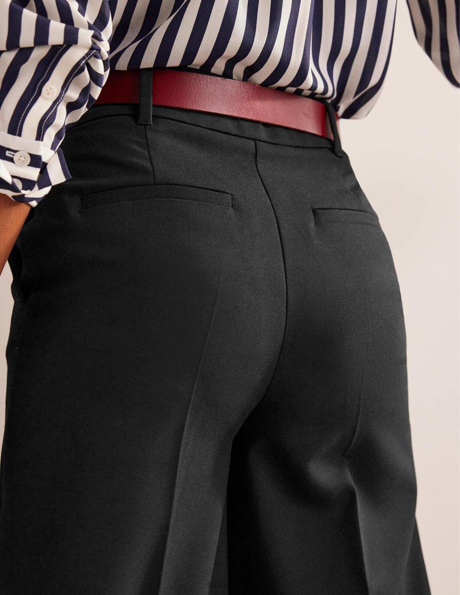 облекло Boden течни кюлоти с широк крачол черен Жени LL68327