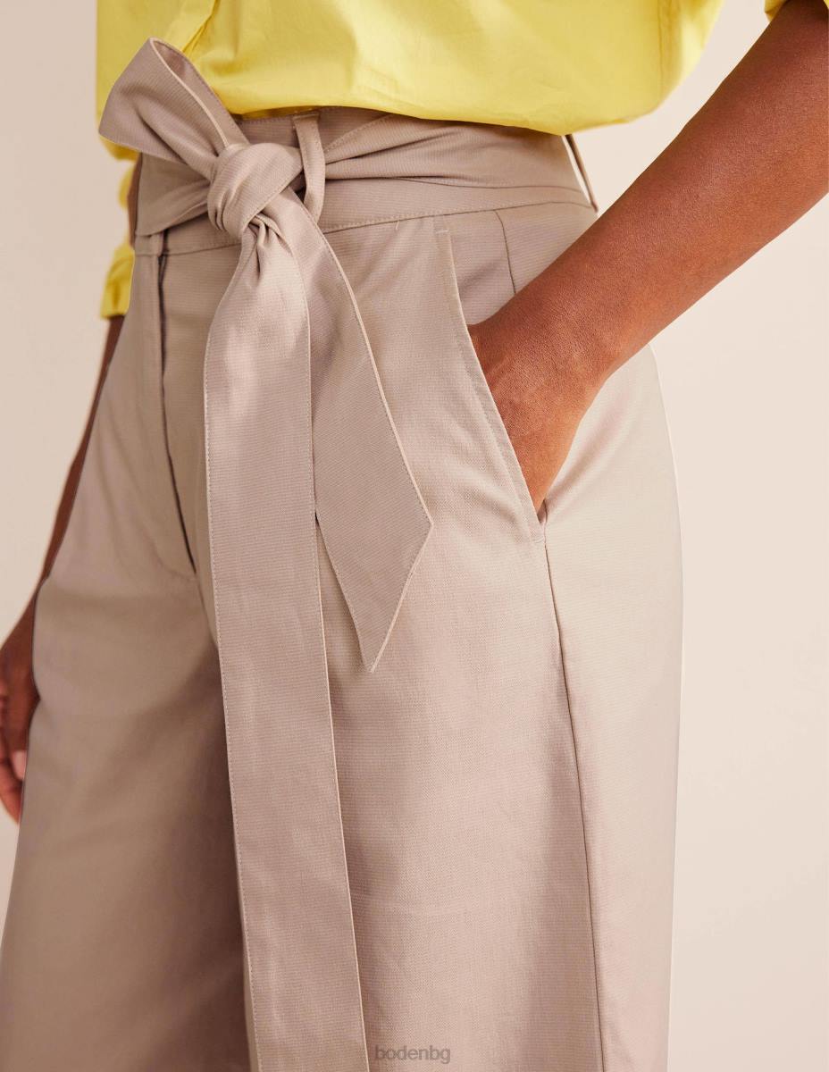 облекло Boden изрязан панталон с широки крачоли въже Жени LL68339