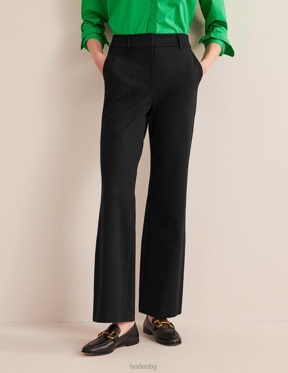 облекло Boden клоширани панталони хемпшир черен Жени LL68598