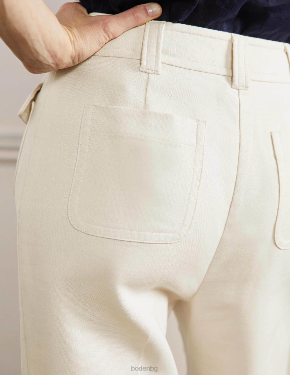 облекло Boden панталон carrie с висока талия меренги Жени LL682422