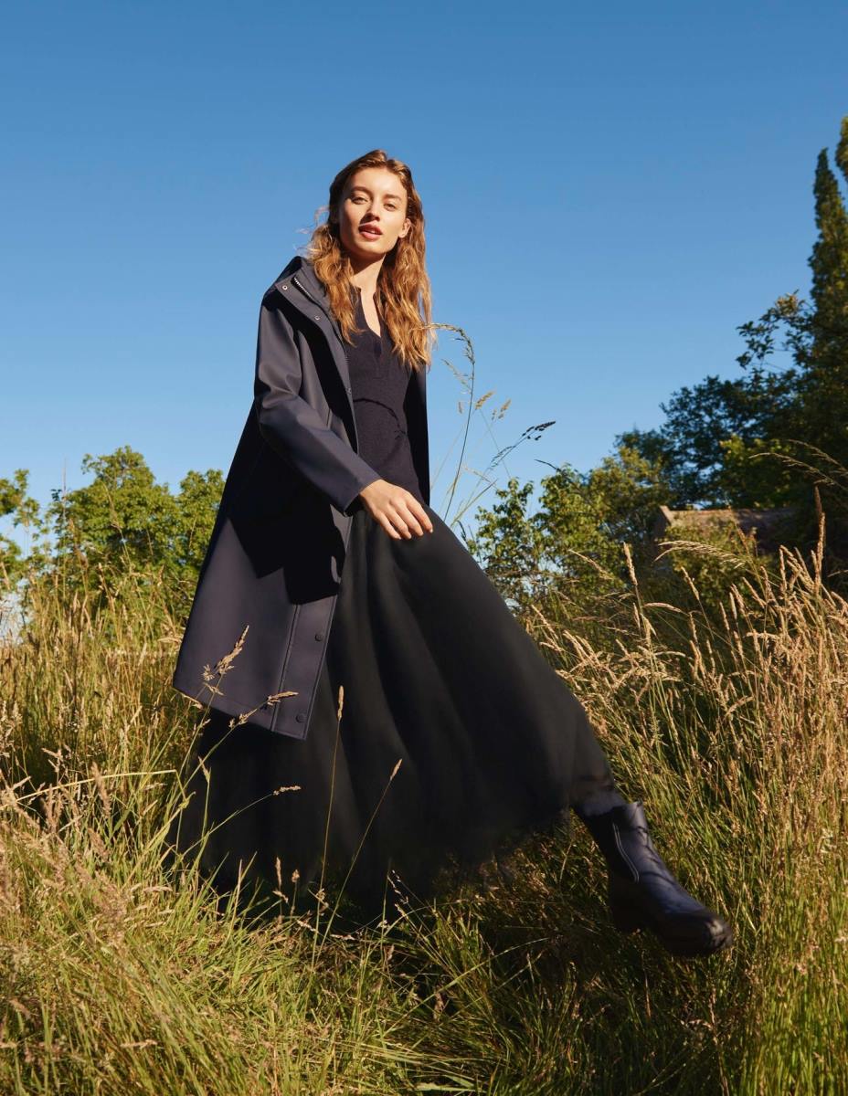 облекло Boden пълна миди пола от тюл черен Жени LL681133