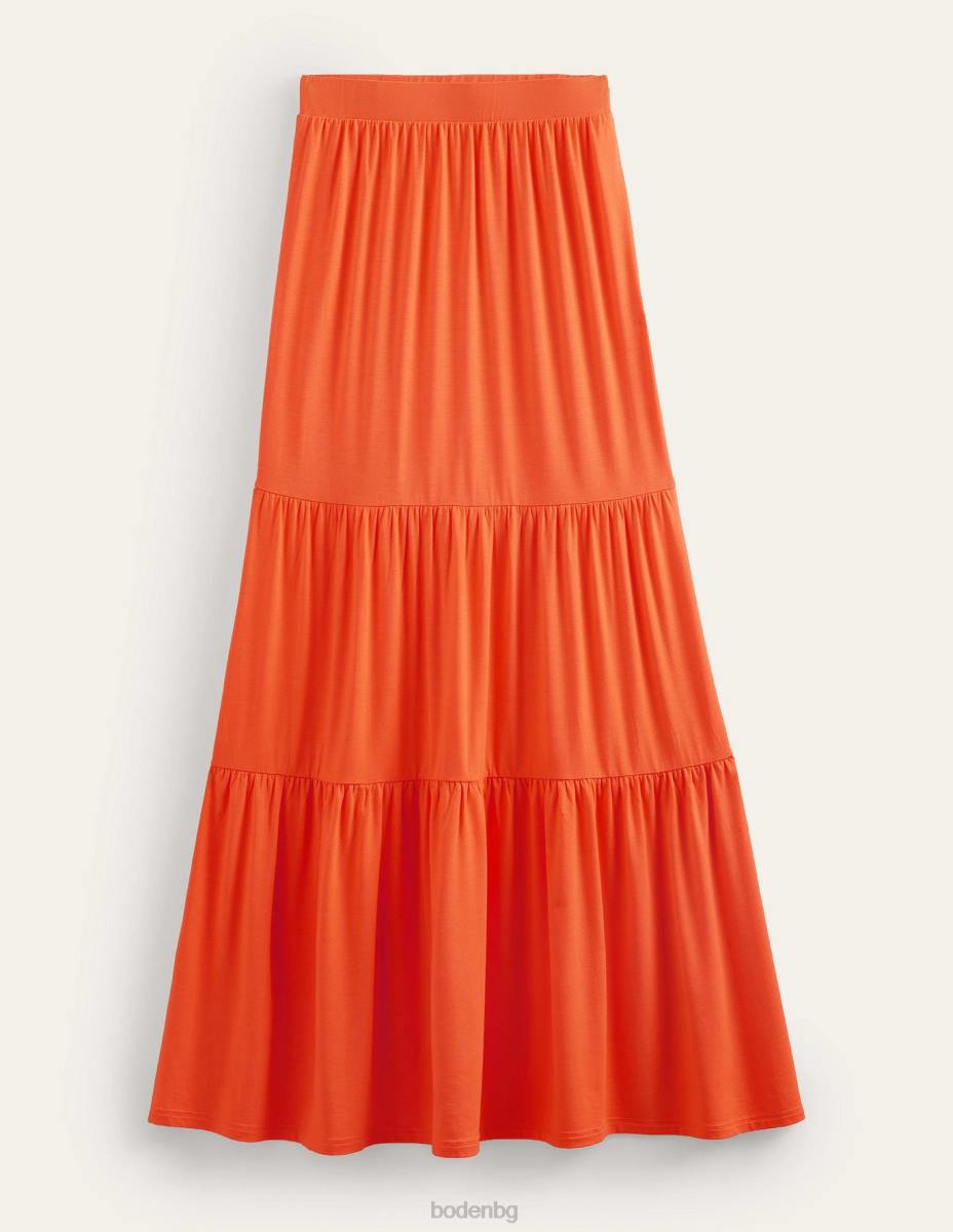 облекло Boden макси пола от трико вермилион Жени LL681287