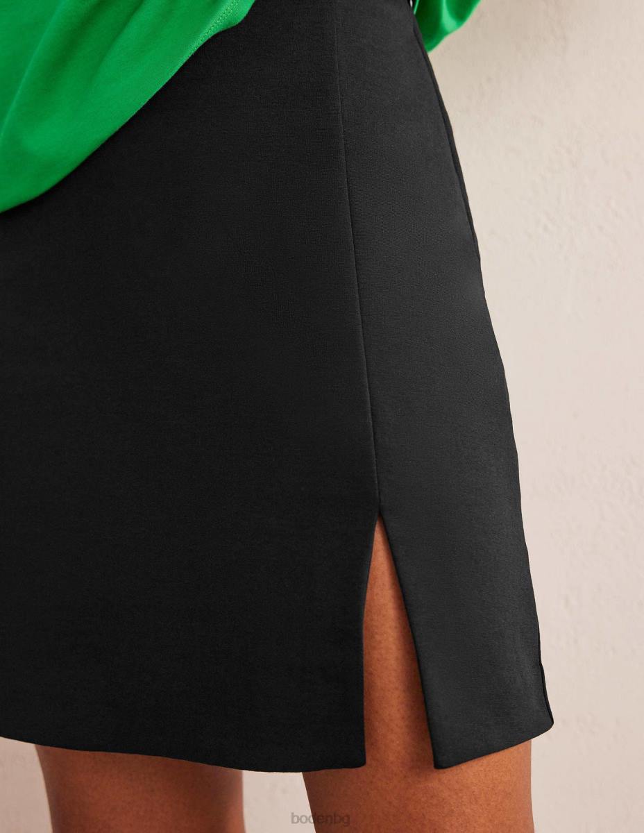 облекло Boden мини пола от трико отстрани черен Жени LL681832