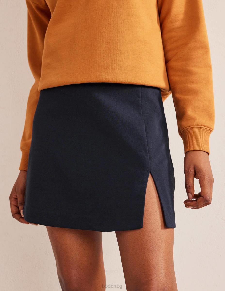 облекло Boden мини пола от трико отстрани военноморски флот Жени LL681862