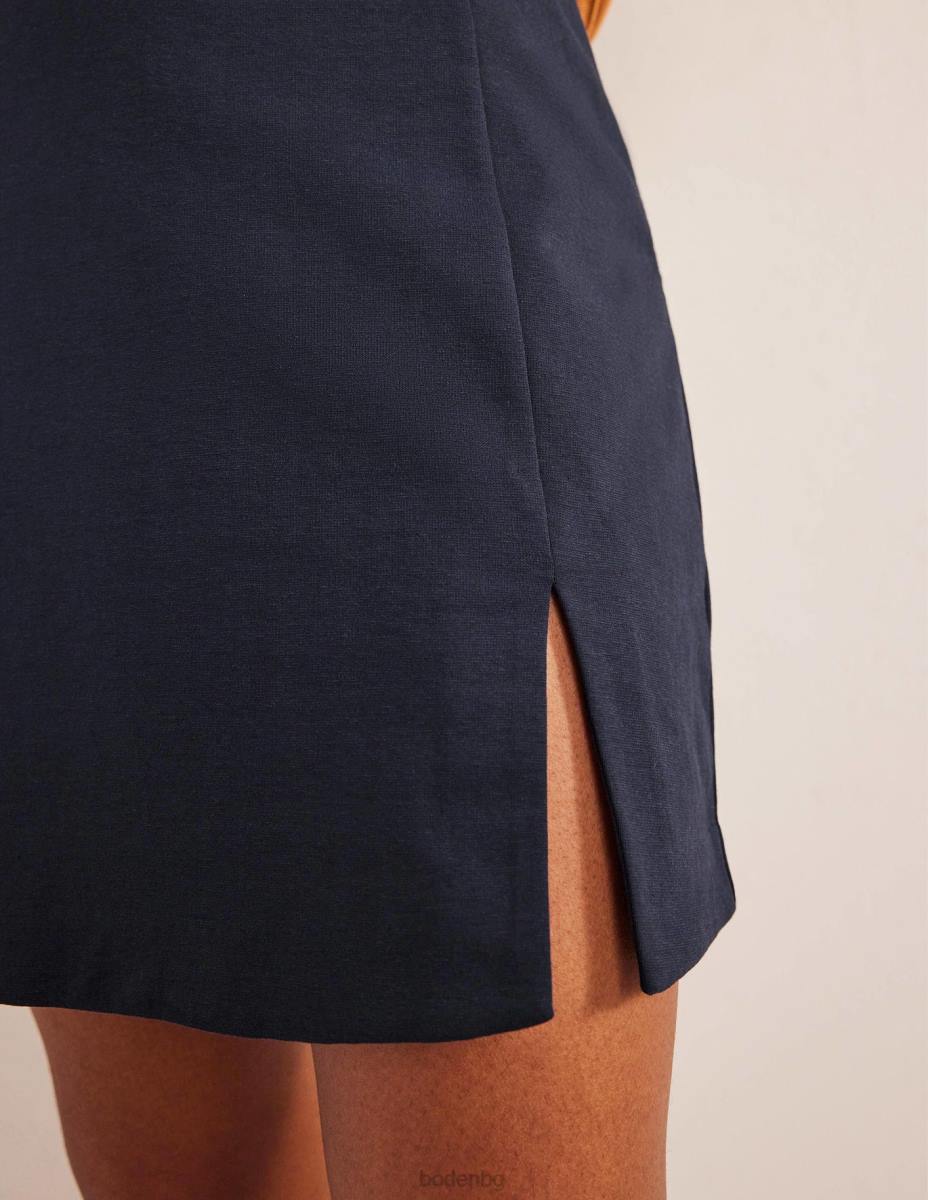 облекло Boden мини пола от трико отстрани военноморски флот Жени LL681862