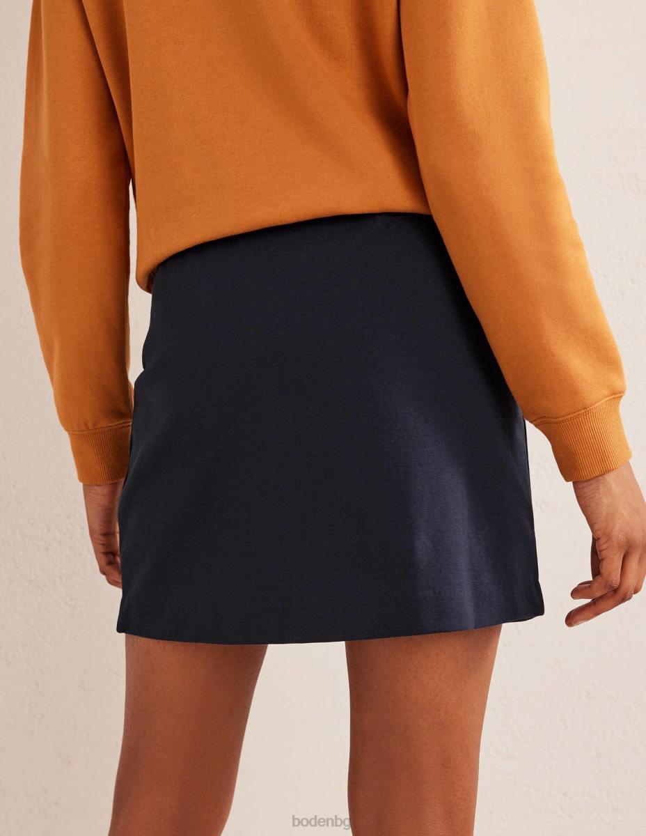 облекло Boden мини пола от трико отстрани военноморски флот Жени LL681862