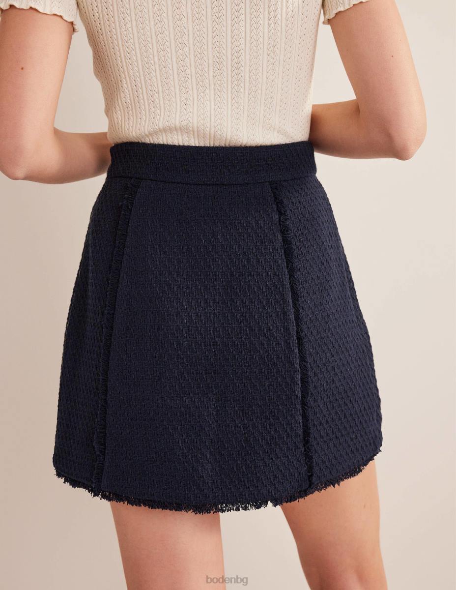 облекло Boden интересен мини от туид военноморски флот Жени LL681985