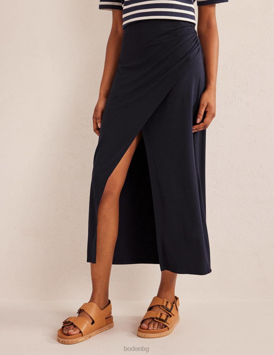 облекло Boden миди пола от джърси със странични разцепки военноморски флот Жени LL682185