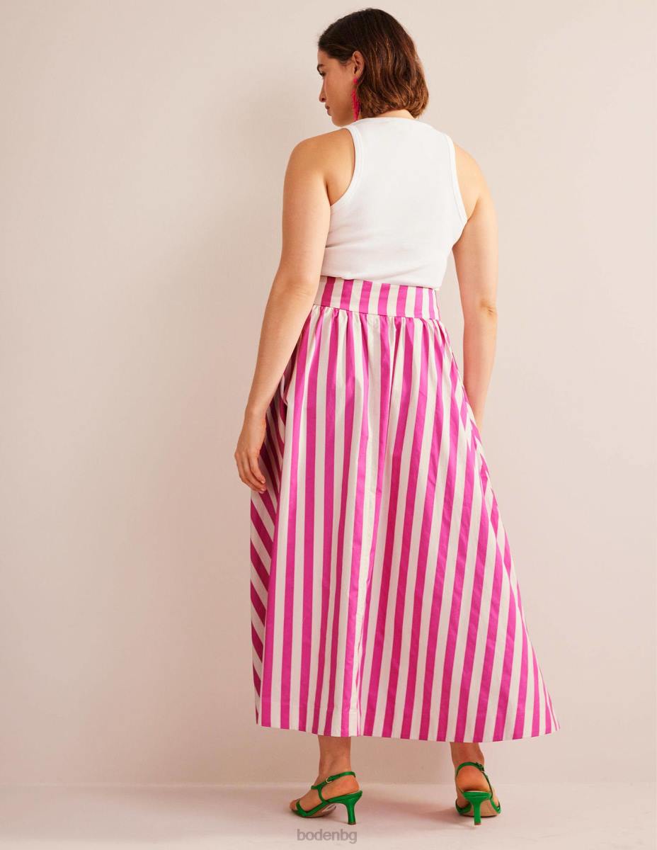 облекло Boden макси пола с пълен щампа розова ивица Жени LL682506