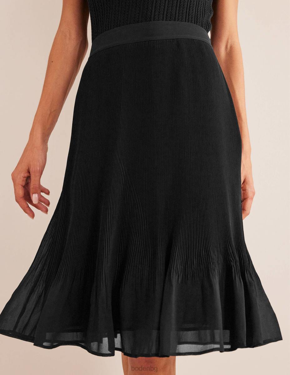 облекло Boden плисе пола с дължина до коляното черен Жени LL682522