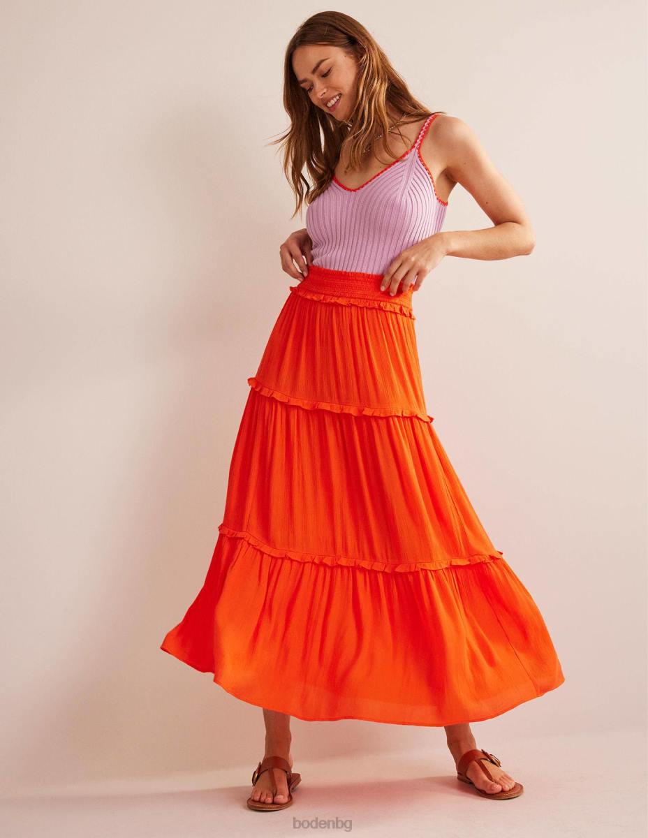 облекло Boden празнична пола с прибрана талия фойерверк Жени LL68635