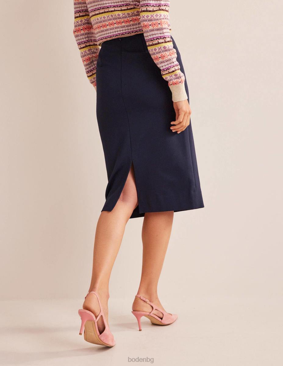 облекло Boden миди пола от еластично трико военноморски флот Жени LL68637