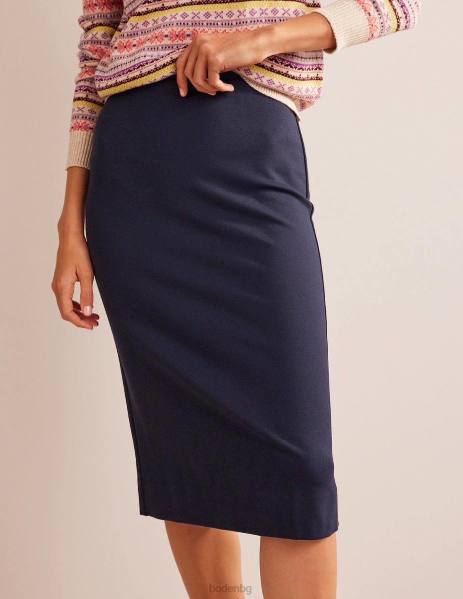 облекло Boden миди пола от еластично трико военноморски флот Жени LL68637