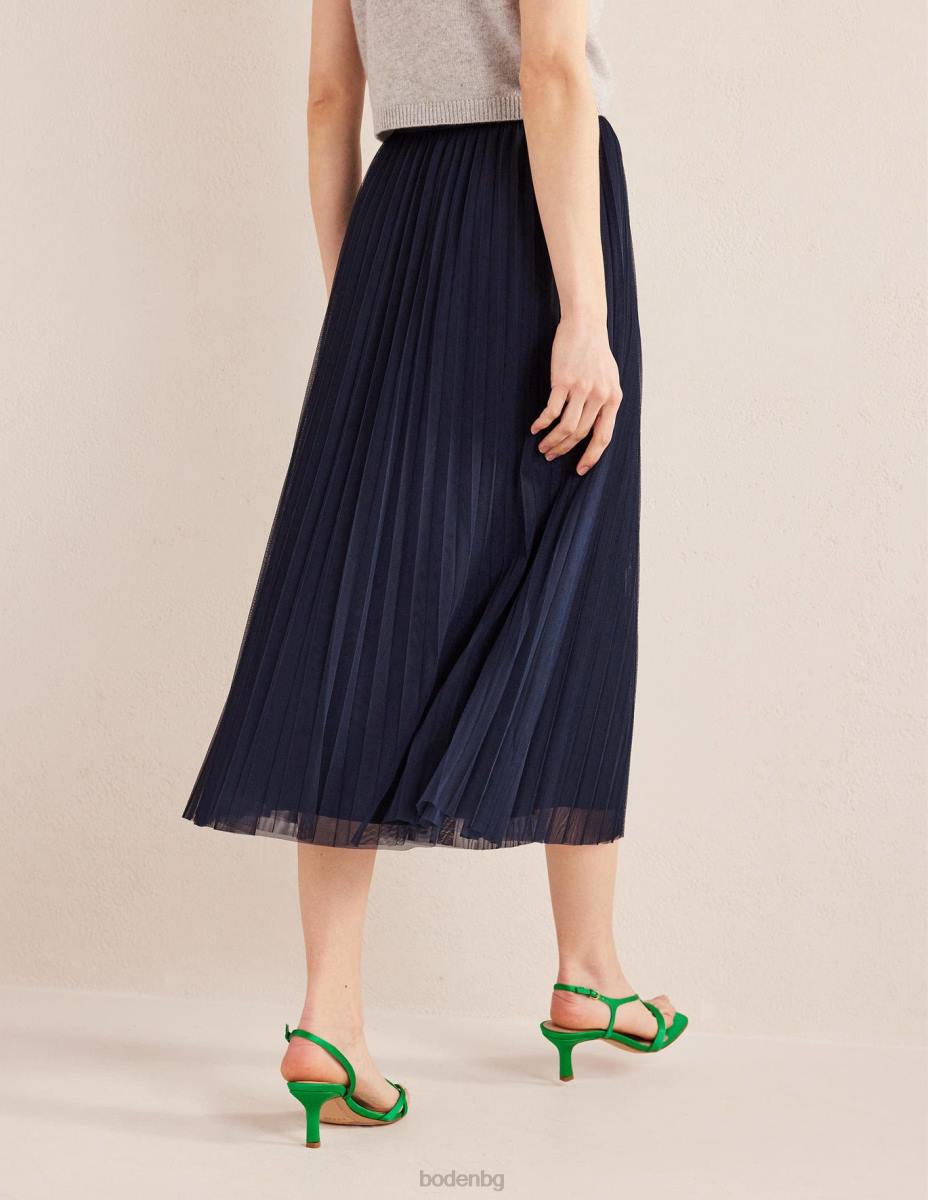 облекло Boden плисирана пола от тюл военноморски флот Жени LL68642