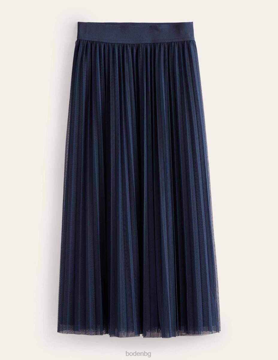 облекло Boden плисирана пола от тюл военноморски флот Жени LL68642