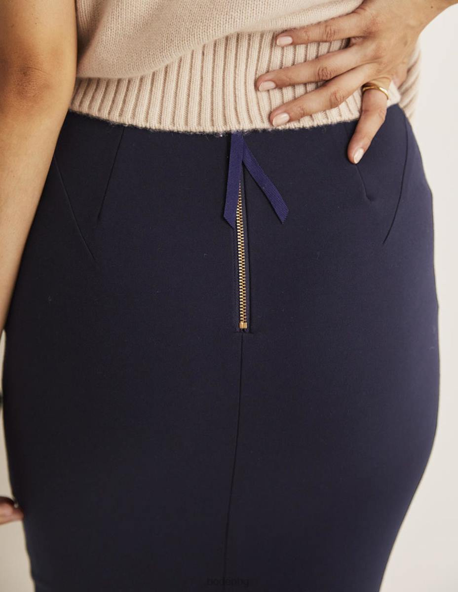 облекло Boden хемпширска еластична пола от трико военноморски флот Жени LL68647