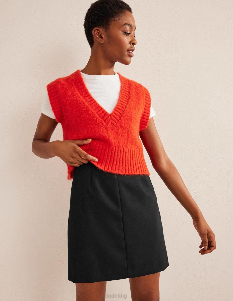 облекло Boden двуеластична мини пола черен Жени LL68650