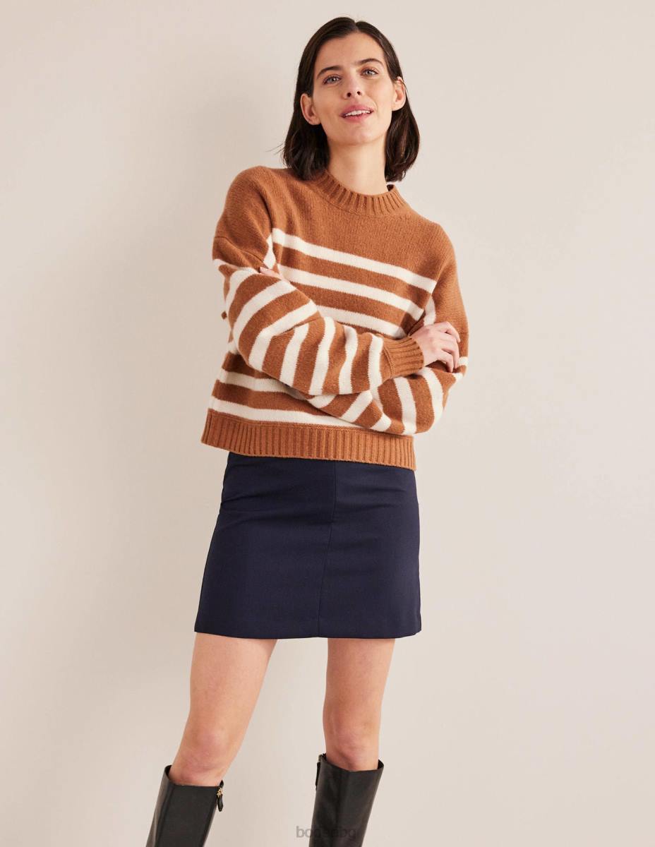 облекло Boden двуеластична мини пола военноморски флот Жени LL68651