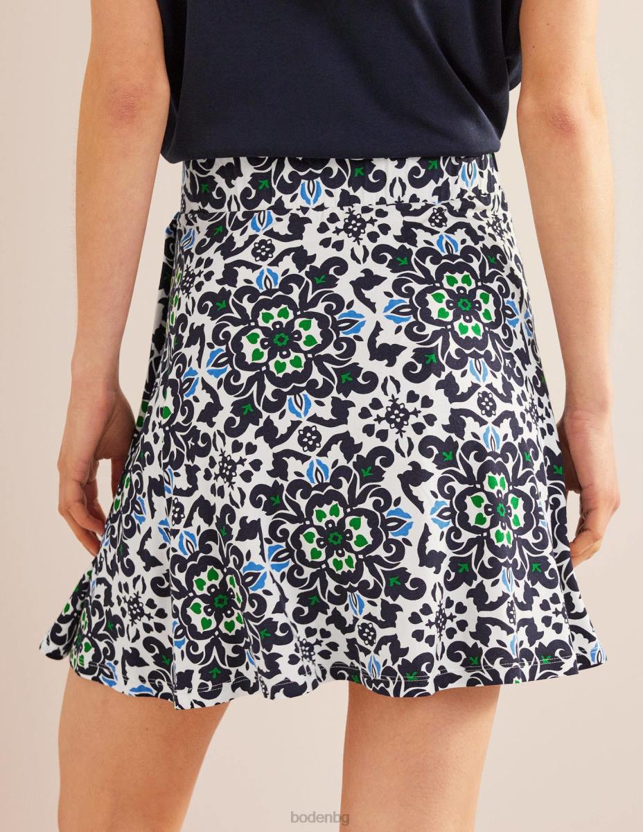 облекло Boden мини пола от трико френски флот и разкошна семка Жени LL68946