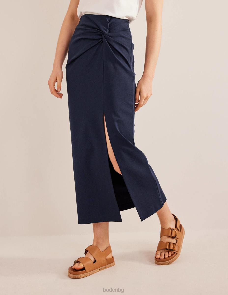 облекло Boden миди пола от трико с възли военноморски флот Жени LL68981