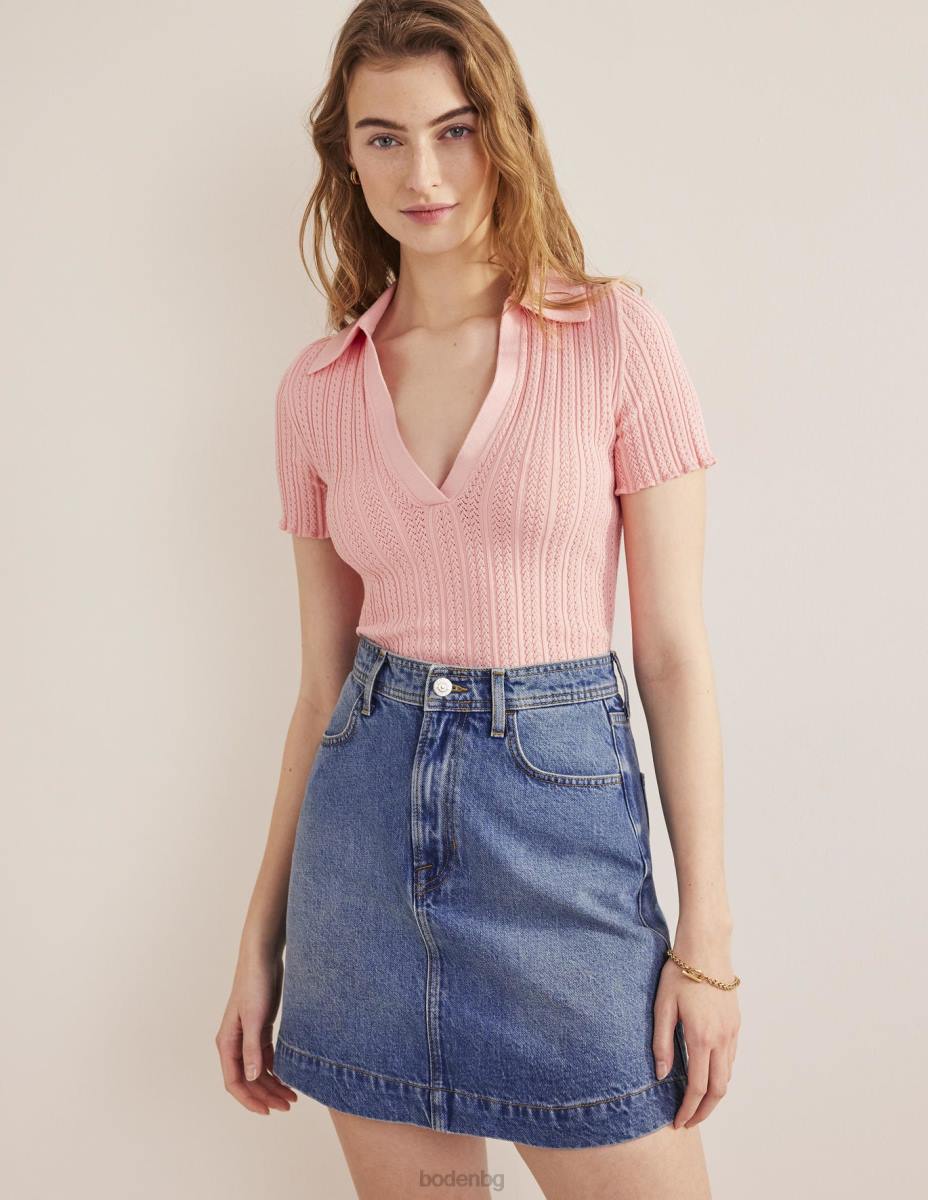 облекло Boden дънкова мини пола nell средна реколта Жени LL68646