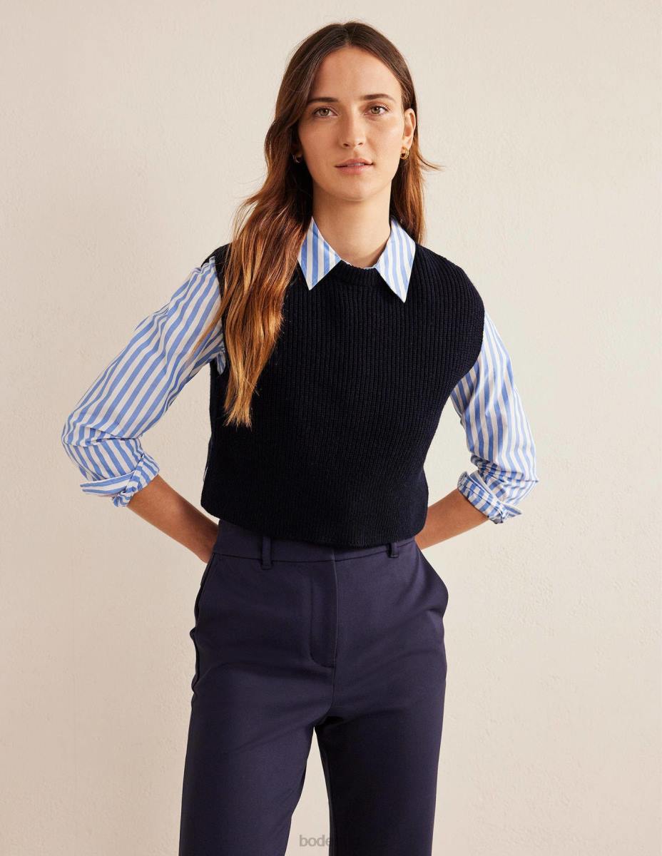 облекло Boden права памучна риза ивица гроздов зюмбюл Жени LL681041