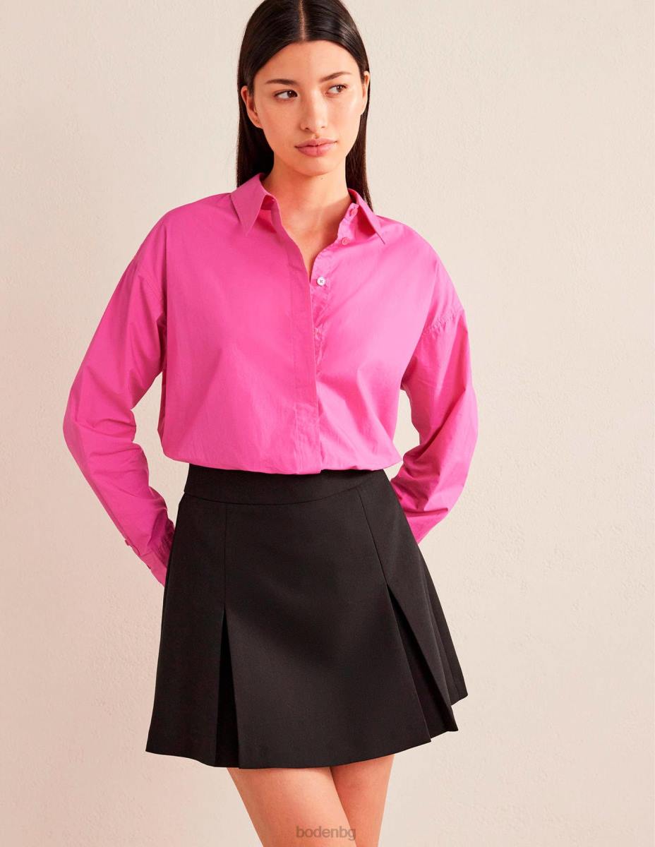 облекло Boden голяма памучна риза фуксия федора Жени LL681750