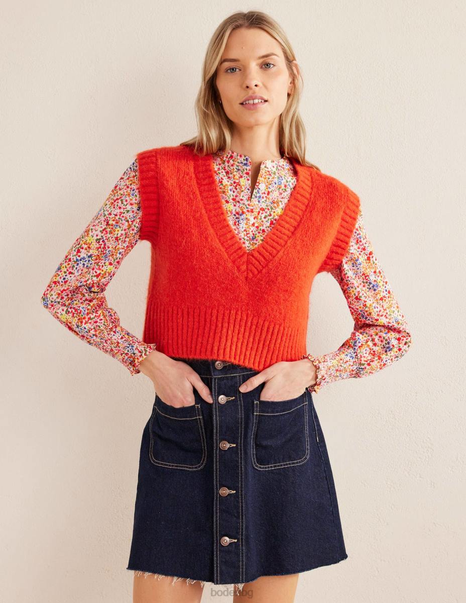 облекло Boden риза с маншет венчелистче от слънчоглед и гардения Жени LL681957