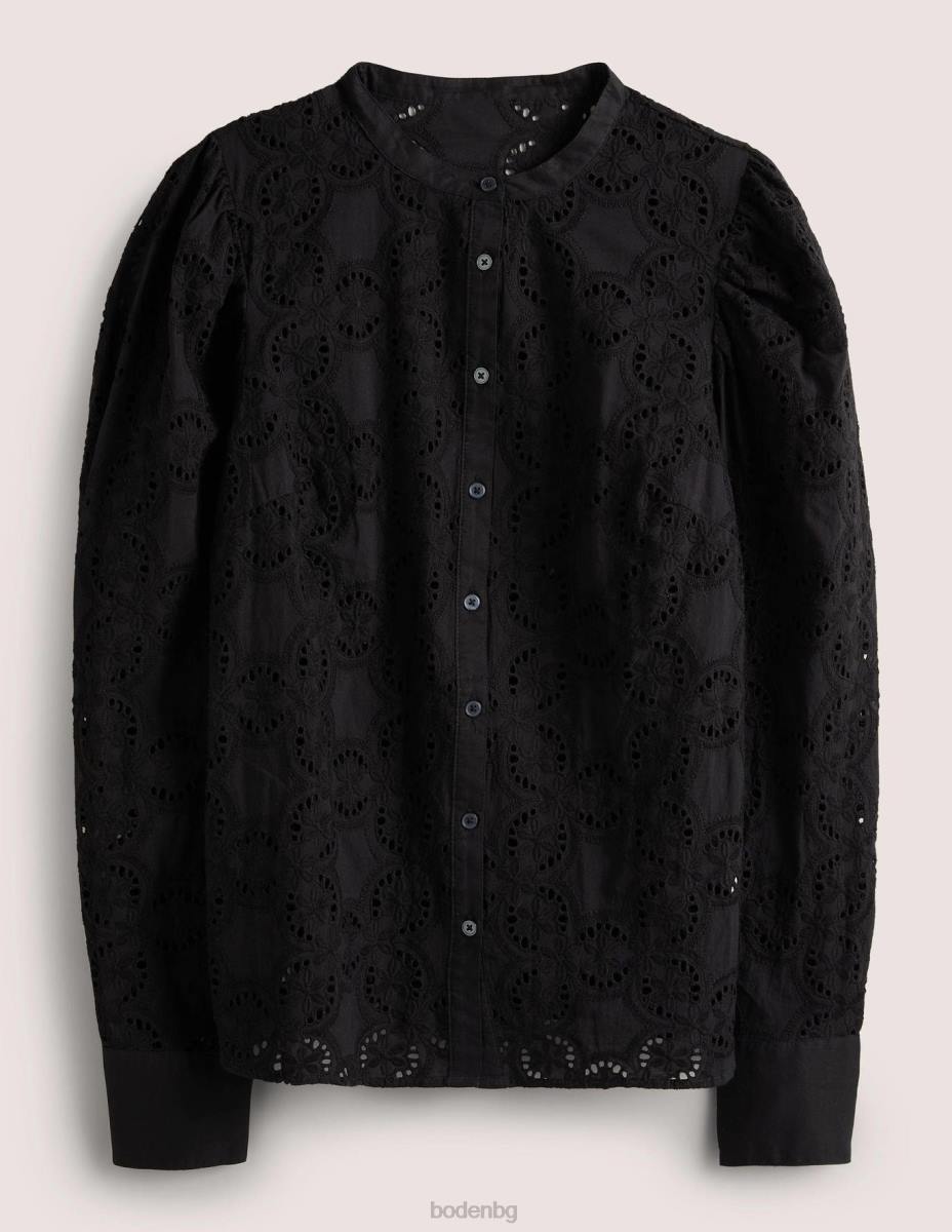 облекло Boden блуза с овнешки ръкави черен Жени LL682040