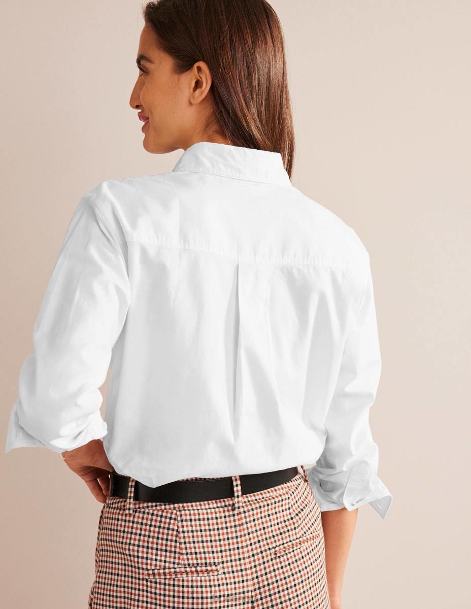 облекло Boden памучна риза connie бяло Жени LL68314