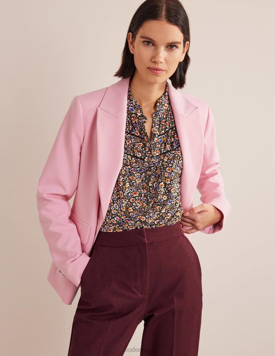 облекло Boden риза от джърси с нагъната форма multi & eden bloom Жени LL682222