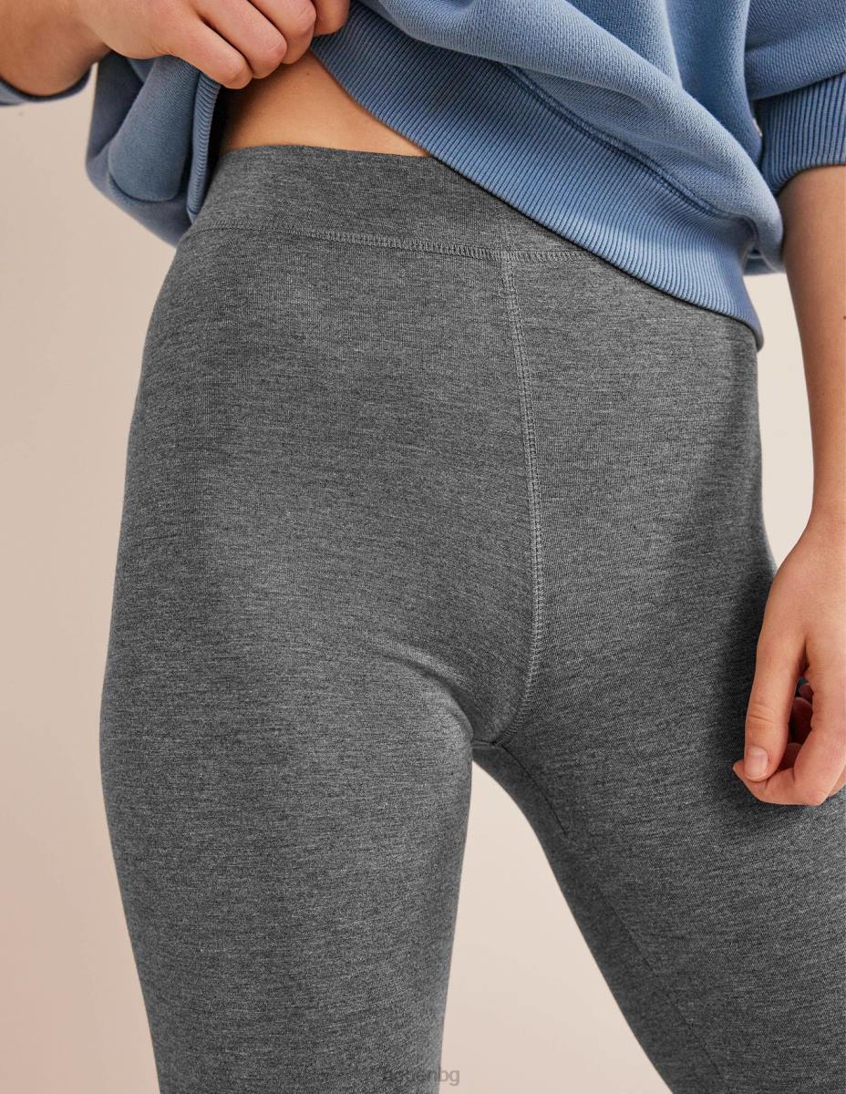 облекло Boden клинове от трико с висока талия въглен мергел Жени LL68685